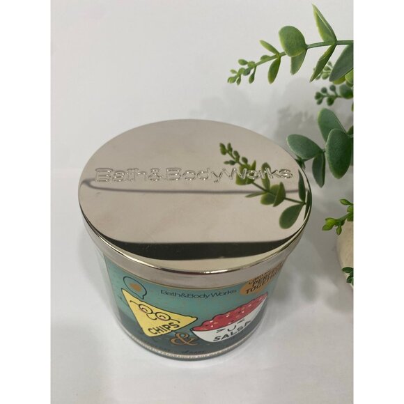 Bath &  Body Works Limited Edition “Chips & Salsa” New 3 Wick Candle - Picture 4 of 7